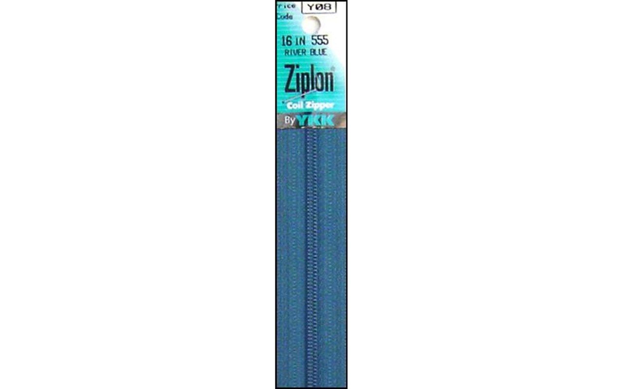 YKK Ziplon Coil Zipper 16&#x22; River Blue